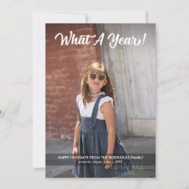 モダンWhat A Yearフォトホリカスタムデイ シーズンカード