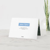 モダンWhat A Year 3フォトライトブルー シーズンカード (裏面)