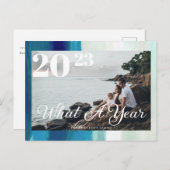 モダンWhat A Year Framed Photo ポストカード (正面/裏面)