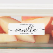 モダンwhite script candle製品ラベル ラベル (貼付)