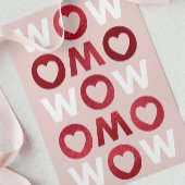 モダンWOW MOMはっきりしたホイフェイクムマザーのデイカード カード