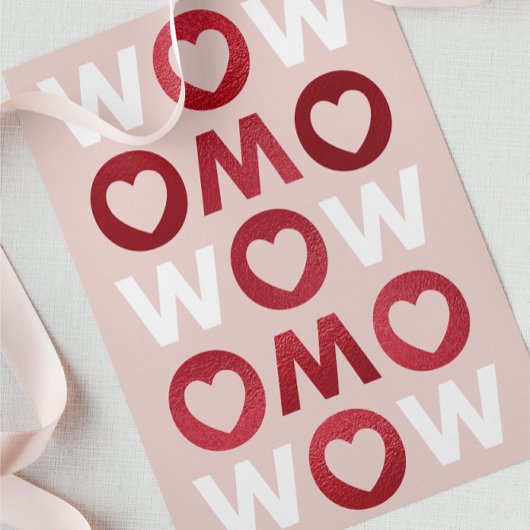 モダンWOW MOMはっきりしたホイフェイクムマザーのデイカード カード