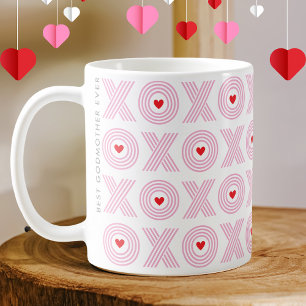 モダンXOXO バレンタインデー グッドマザー コーヒーマグカップ