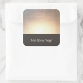 モダンZen Glow Yoga and Healing Arts スクエアシール (バッグ)