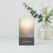 モダンZen Glow Yoga and Healing Arts 名刺 (スタンド正面)