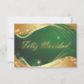 モチコドラド・ド・ナヴィダッド・コン・フォンド・ヴェルデ 招待状 (正面)