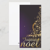 モチフデノエルプルプレアヴェクアルブルデノエルドルレ シーズンカード (正面/裏面)