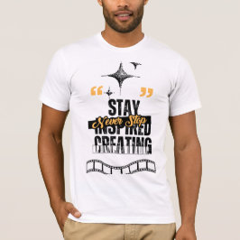 モチベーションあげる映像作家 クリエイター台本テキスト グラフィック Tシャツ