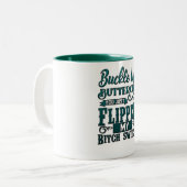 モチベーションおもしろい引用文マグカップ ツートーンマグカップ (正面左)