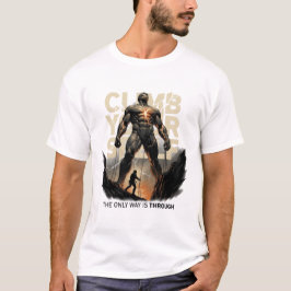モチベーションが上がるウォリアーTシャツ「進むしかない」 Tシャツ