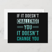 モチベーションことわざの課題 ポストカード (正面/裏面)