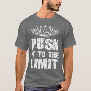 モチベーションそれを限界のトレーニングジム電車に押す Tシャツ