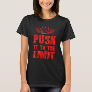 モチベーションそれを限界トレーニングジムBodybuにプッシュ Tシャツ