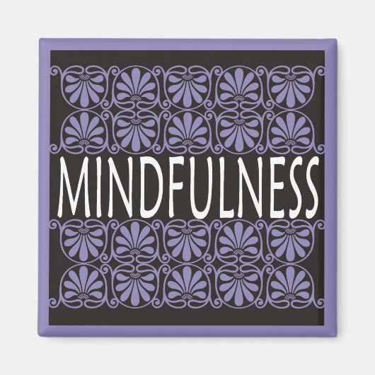 モチベーションのためのパワーワード – マインドフルネス マグネット (正面)