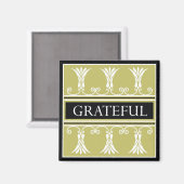 モチベーションのためのパワーワード – 感謝 マグネット (正面/裏面)