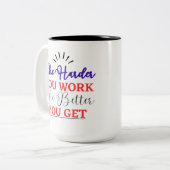 モチベーションのカップ陽光モダン陽性マグカップ ツートーンマグカップ (正面左)