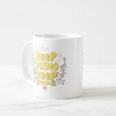 モチベーションの引用マグカップ コーヒーマグカップ (正面左)