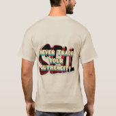 モチベーションの引用 Tシャツ (裏面)