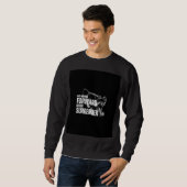 モチベーションの引用Tシャツ スウェットシャツ (正面フル)