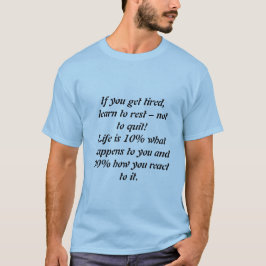 モチベーションの引用Tシャツ 励ましのTee Tシャツ