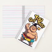 モチベーションの高い相撲得力士「You This!」 ノートブック (内側)