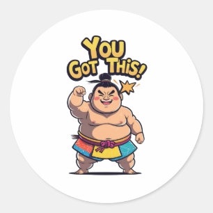 モチベーションの高い相撲得力士「You This!」 ラウンドシール