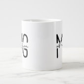 モチベーションの高まり ジャンボコーヒーマグカップ (正面)