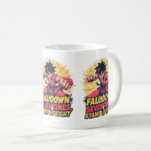 モチベーションを高めるアニメ名言マグカップ コーヒーマグカップ (正面右)