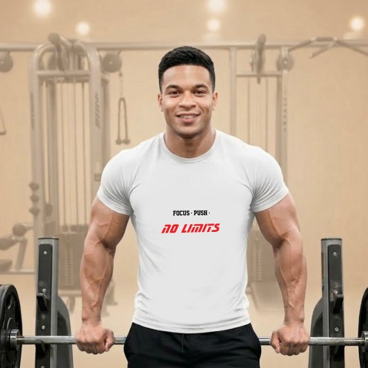 モチベーションを高めるフィットネス Tシャツ