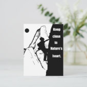 モチベーションを高めるロッククライミング ポストカード (スタンド正面)