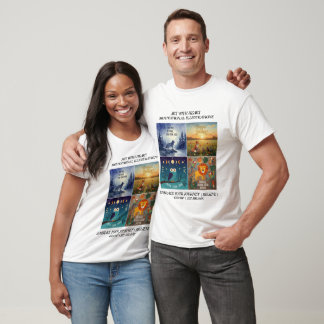 モチベーションを高める動物イラストと自然の引用 Tシャツ