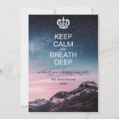 モチベーションを高める名言 新年の挨拶 フォト シーズンカード (正面)