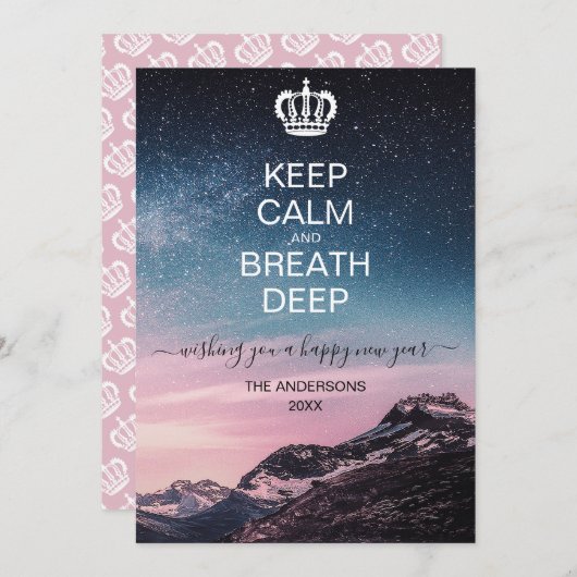 モチベーションを高める名言 新年の挨拶 フォト シーズンカード (正面/裏面)