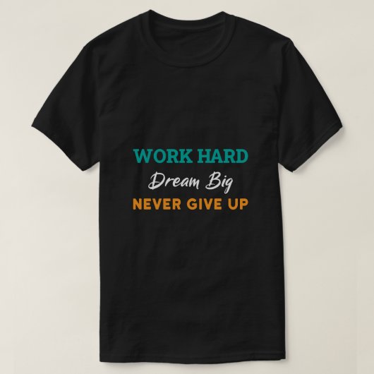 モチベーションを高める名言Tシャツ、パーカー、長袖 Tシャツ (デザイン正面)