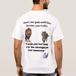 モチベーションを高める捕食者アート Tシャツ