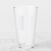 モチベーションを高める水分トラッカー タンブラーグラス (裏面)