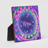 モチベーションを高める おしゃれな 紫 かわいい 希望 インスピリビティ フォトプラーク (正面)