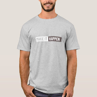 モチベーションを高める「実現する」グラフィックTシャツ Tシャツ