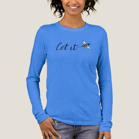 モチベーションアップのLet It Bee トライブレンドTシャツ (正面)