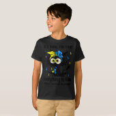 モチベーションアップ ダウン症啓発 猫 T21 Tシャツ (正面フル)