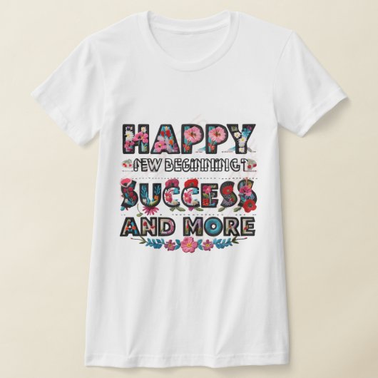 モチベーションアップ 新しい始まり Tシャツ (レイダウン)