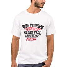 モチベーションアップTシャツ 自分を追い込め フィットネス ウォークアウト