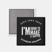 モチベーションインスパイアをパーソナライズする マグネット (正面/裏面)