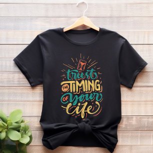 モチベーションエレガント引用文レタリングスウェットシャツ Tシャツ