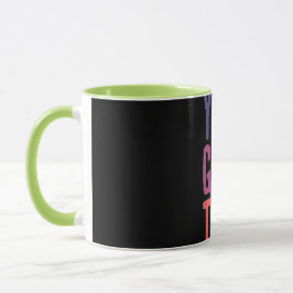 モチベーションカラフルタイポグラフィーコーヒーマグ マグカップ