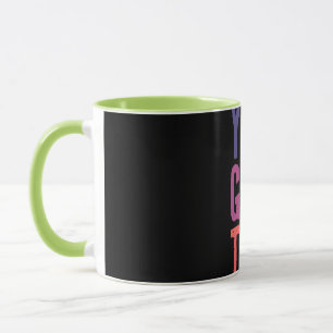 モチベーションカラフルタイポグラフィーコーヒーマグ マグカップ