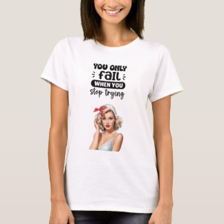 モチベーショングラフィックTシャツ 励ましの服 Tシャツ