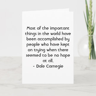 モチベーションスペインの- Dale Carnegie カード