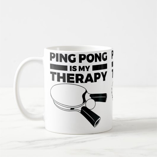 モチベーションピンポン コーヒーマグカップ (左)
