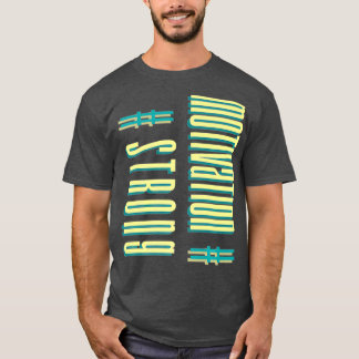 モチベーションフィットネスStrongBodybuilding Tシャツ